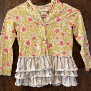 Sweet Honey Button Up Hoodie Size 5